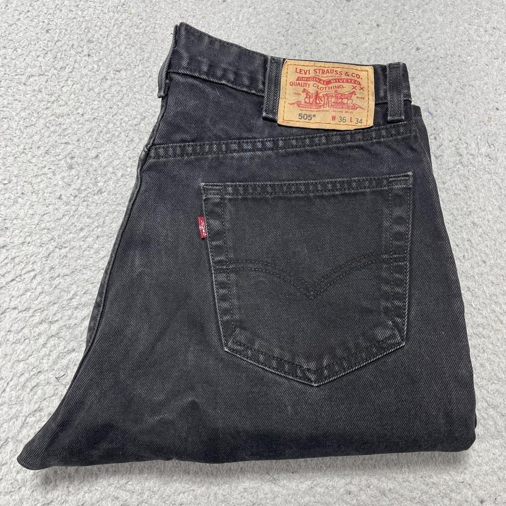 Levi's Men's Straight Jeans - Black